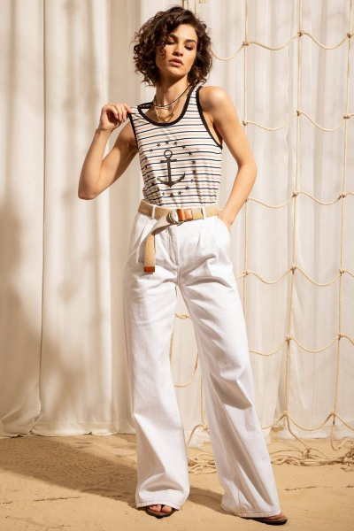 Майка Nova Line 20734 полоска - фото 4