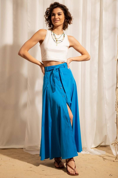 Юбка Nova Line 3795 лазурный - фото 2