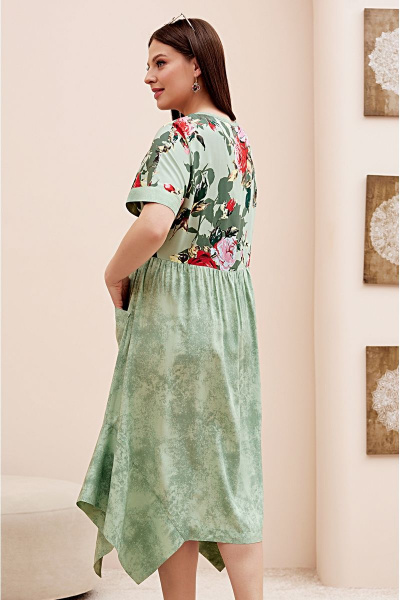 Летнее платье в стиле Бохо с настрочными карманами Lissana 4725 - фото 5