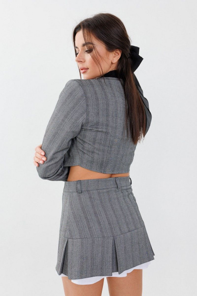 Юбка Anelli 1356.2 серый - фото 2