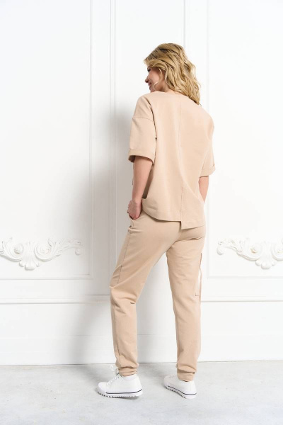 Летний спортивный костюм из трикотажных брюк и джемпера MAX S021 - фото 8