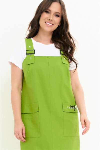 Сарафан, футболка Магия моды 2236 травяной - фото 3