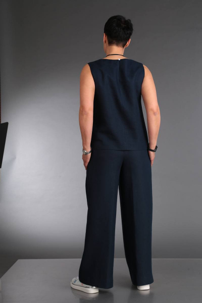 Летний костюм из ткани с печатными отделками ZigzagStyle 312 - фото 5