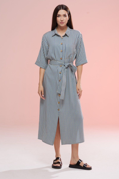 Платье с накладными карманами и длиной 120 см Ларс Стиль 776 - фото 2