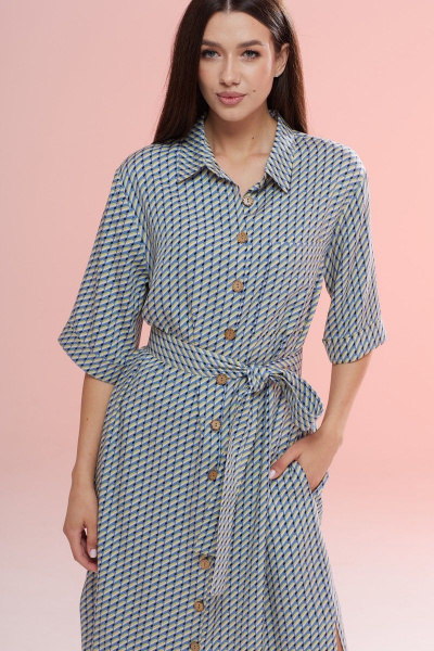 Платье с накладными карманами и длиной 120 см Ларс Стиль 776 - фото 3