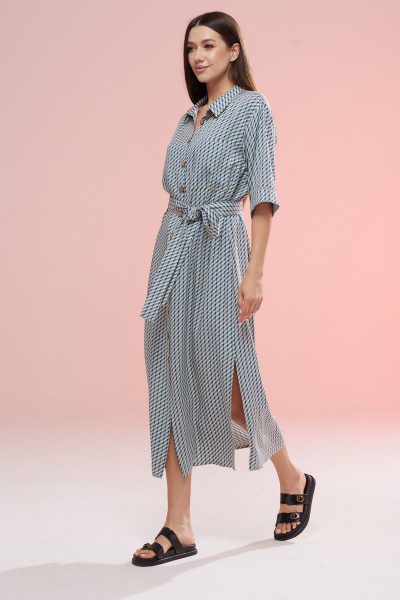 Платье с накладными карманами и длиной 120 см Ларс Стиль 776 - фото 1