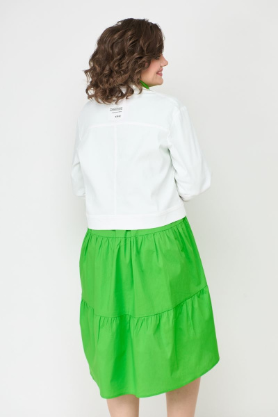 Жакет прямого силуэта на каждый день из текстиля Solomeya Lux 346M - фото 9