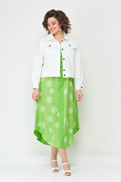 Жакет прямого силуэта на каждый день из текстиля Solomeya Lux 346M - фото 8