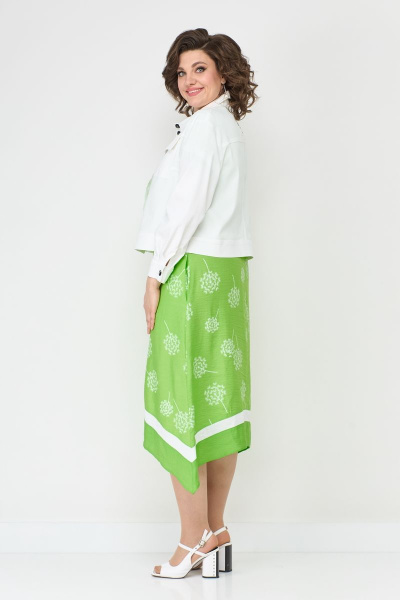 Жакет прямого силуэта на каждый день из текстиля Solomeya Lux 346M - фото 6