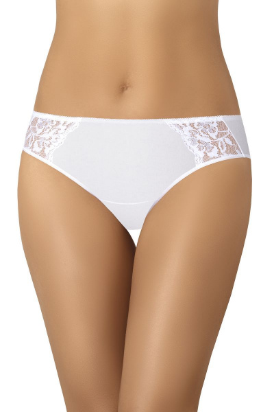 Круглогодичные женские трусы из хлопка с кружевом Teyli 122 белый - фото 1