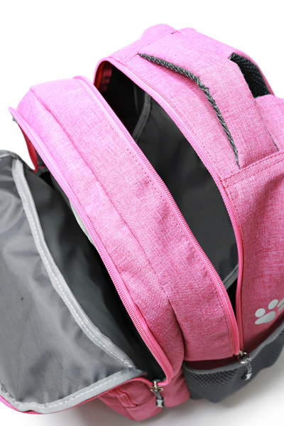 Рюкзак розовый с двумя отделениями и объемным карманом Galanteya 43322.23с409к45 розовый - фото 5