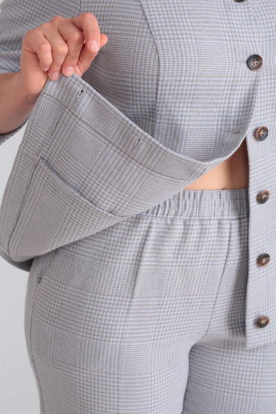 Брюки, жакет Mubliz 057 серый - фото 8