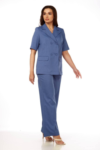 Брюки, жакет Vilena 894 джинс - фото 3