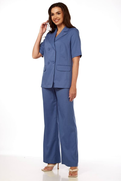 Брюки, жакет Vilena 894 джинс - фото 2