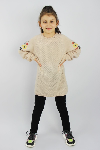 Леггинсы демисезон из шерстяного трикотажа с прокладками Полесье С7856-17 7С1259-Д43 104 черный - фото 1