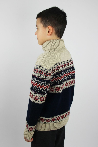 Свитер Полесье С9158-22 2С8760-Д43 152 жемчуг - фото 3