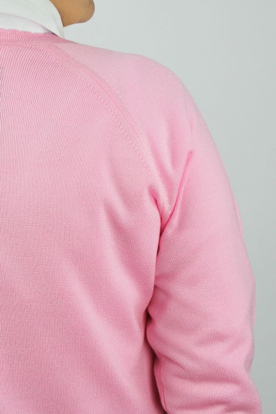 жакет вязаный розовый демисезонный с длинным рукавом реглан Полесье С2555-21 1С8688-Д43 170,176 нежно-розовый - фото 3