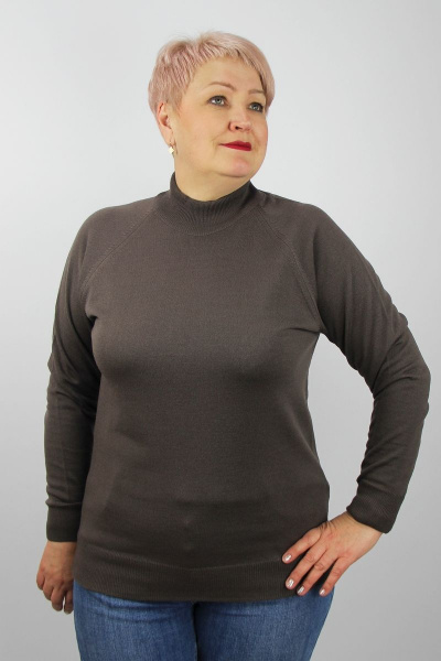 Демисезонный вязаный свитер приталенного силуэта Полесье С3316-15 5С1754-Д43 170,176 перчинка - фото 1