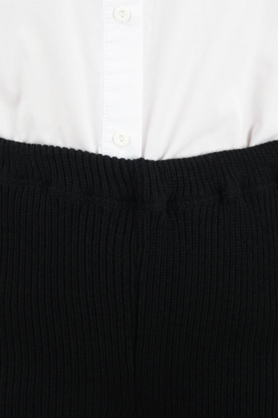 Леггинсы зауженные на пояс из трикотажа и шерсти Полесье С7796-21 1С1315-Д43 164 глубокий_черный - фото 3