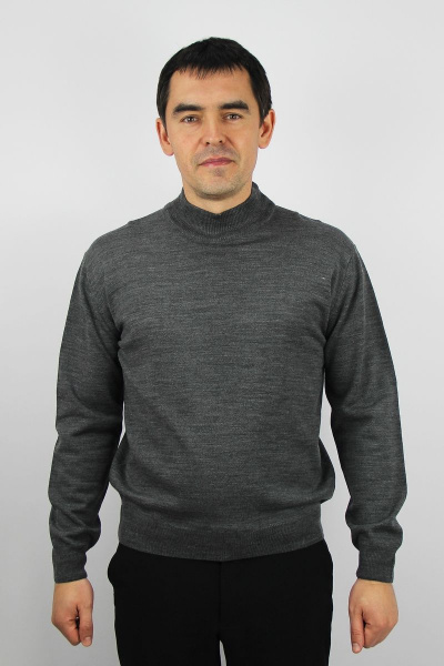 Свитер вязаный серый демисезонный на каждый день Полесье С3012-15 5С1749-Д43 170,176 асфальт - фото 1