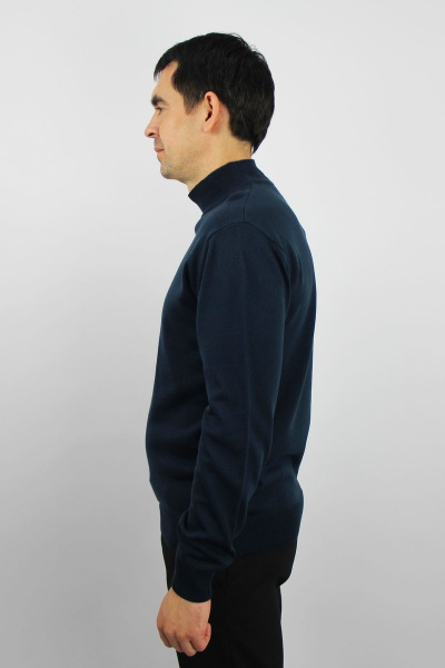 Свитер вязаный синий демисезонный на каждый день Полесье С3012-15 5С1749-Д43 170,176 м.синий - фото 2