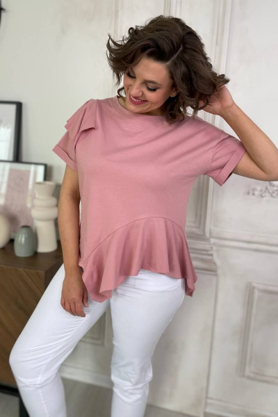 Джемпер Rumoda 2122 розовый - фото 3