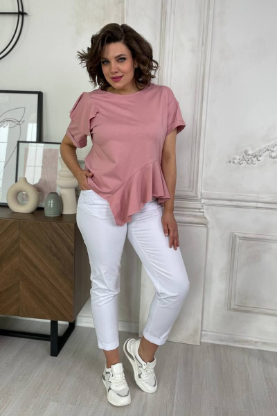 Джемпер Rumoda 2122 розовый - фото 2