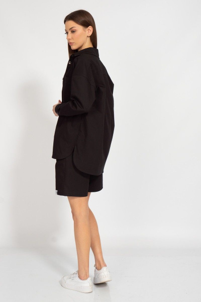 Джинсовый костюм рубашка и шорты для ежедневноности Kivviwear 41003071.14 - фото 9