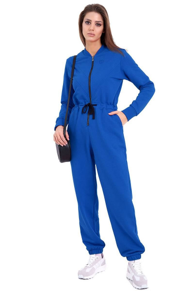 Комбинезон из трикотажа с узкими брюками и боковыми карманами GO F6002/19-02.170-176 - фото 1