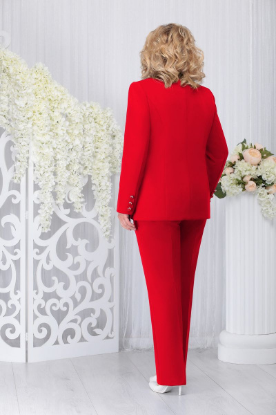 Блуза, брюки, жакет Ninele 2211 красный - фото 2