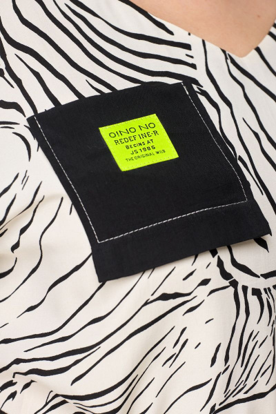 Платье Мишель стиль 1128 черно-молочный - фото 8