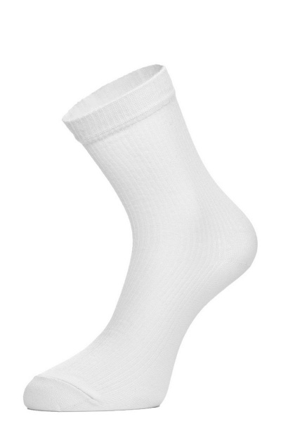 Носки Chobot 5221-003 белый-мелкий_рубчик - фото 1