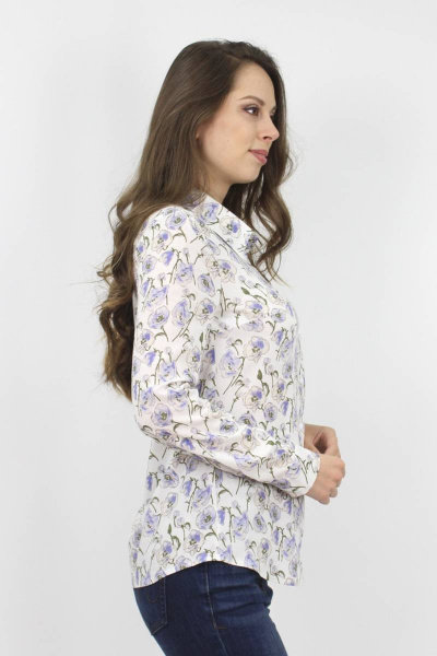 Рубашка VLADOR 500610-4 белый - фото 5