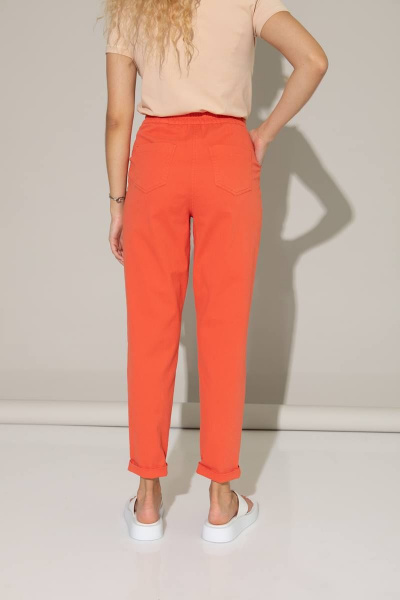 Ленённые брюки полуприлегающие с накладными карманами Femme & Devur 9867 1.10F(164) - фото 2