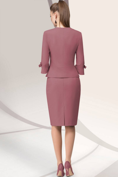 Жакет, юбка LeNata 22757 лиловый - фото 2