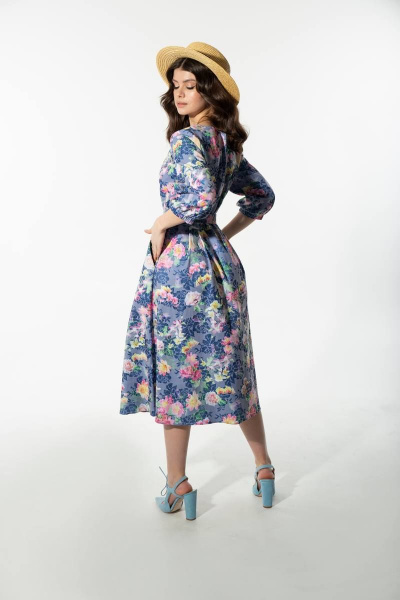 Платье Kiwi 5003 синий - фото 2