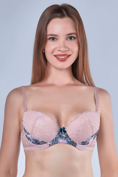 Бюстгальтер пуш-ап кружево, эластичный каркас Verally 2104-2 бриджит - фото 1