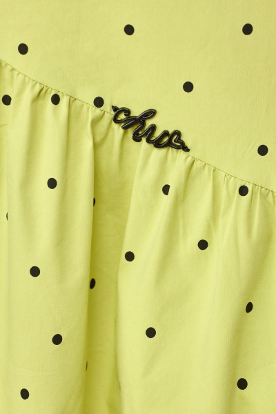 Летнее платье с фигурным вырезом и наклонными подрезами ALEZA 1143 - фото 3