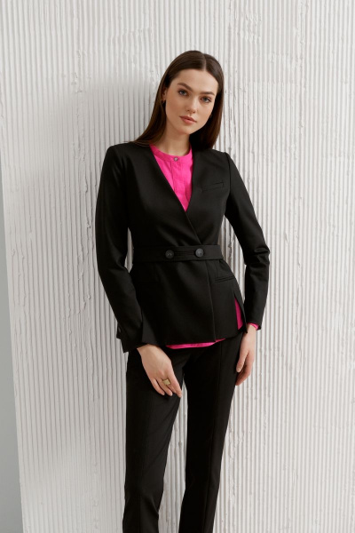 Брюки текстильные деловые и на каждый день демисезонные BURVIN 8673-11 - фото 7