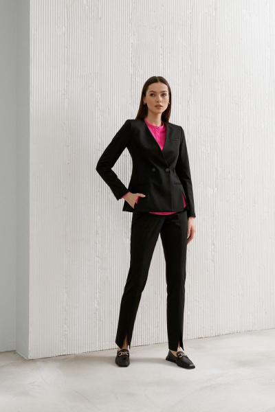 Брюки текстильные деловые и на каждый день демисезонные BURVIN 8673-11 - фото 4