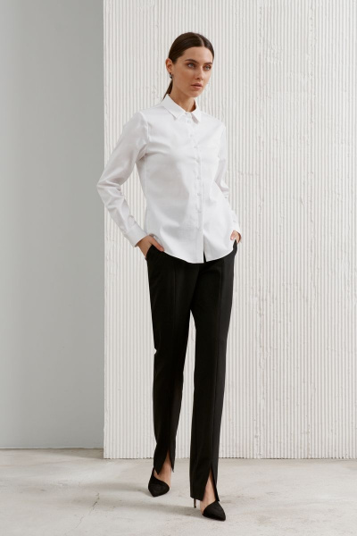 Брюки текстильные деловые и на каждый день демисезонные BURVIN 8673-11 - фото 1