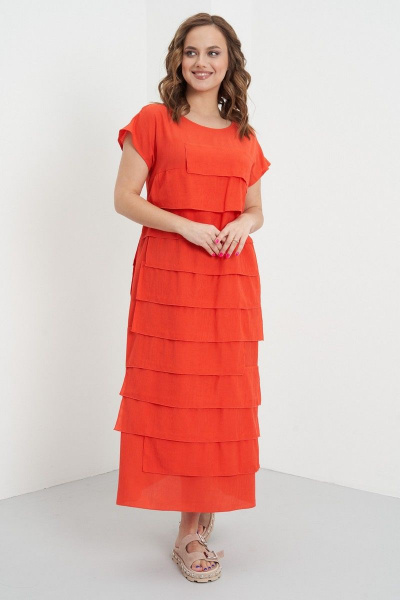 Платье Fantazia Mod 3425/1 апельсин - фото 1