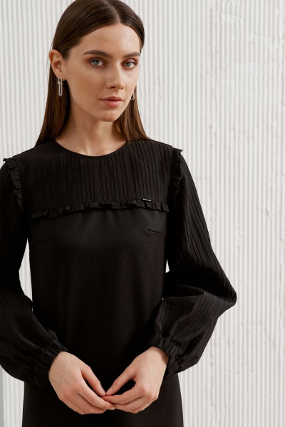 Платье нарядное в стиле классика с длинными рукавами BURVIN 8798-81 - фото 2