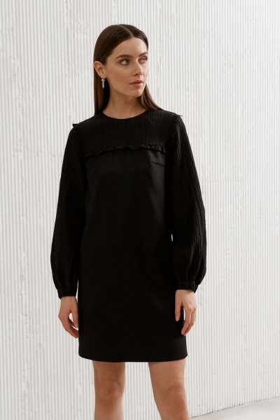 Платье нарядное в стиле классика с длинными рукавами BURVIN 8798-81 - фото 1