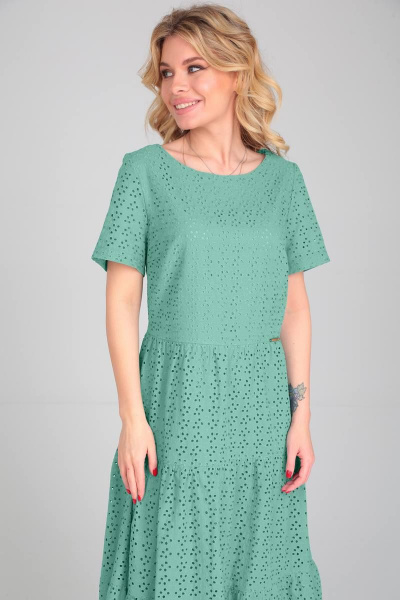 Платье Verita 2203 мята - фото 3