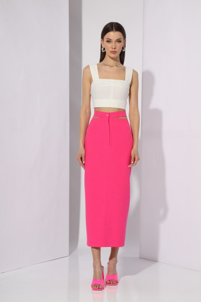 Юбка зауженная к низу из текстиля с карманами N.O.W. 1280 - фото 3