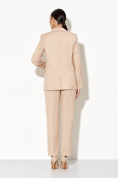 Костюм в кремовых тонах из вискозы и текстиля FOXY FOX 1312 капучино - фото 6