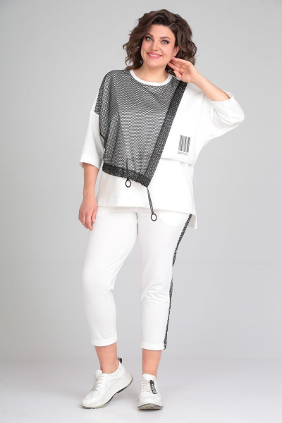 Брюки, джемпер Michel chic 1329 белый - фото 5