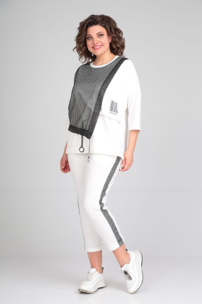 Брюки, джемпер Michel chic 1329 белый - фото 4