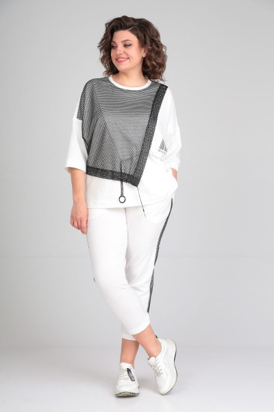 Брюки, джемпер Michel chic 1329 белый - фото 1